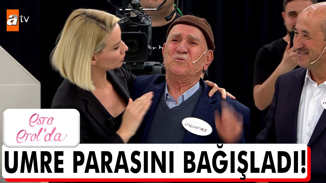 Umre parasını bağışlayan Mehmet Amca stüdyomuzda... - Esra Erol'da 20 Şubat 2023