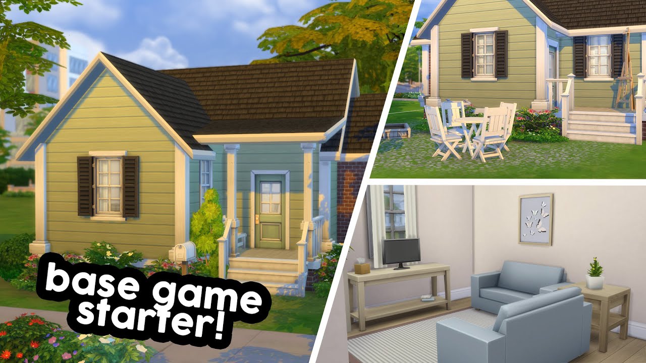 making a base game house because i'm poor irl lol