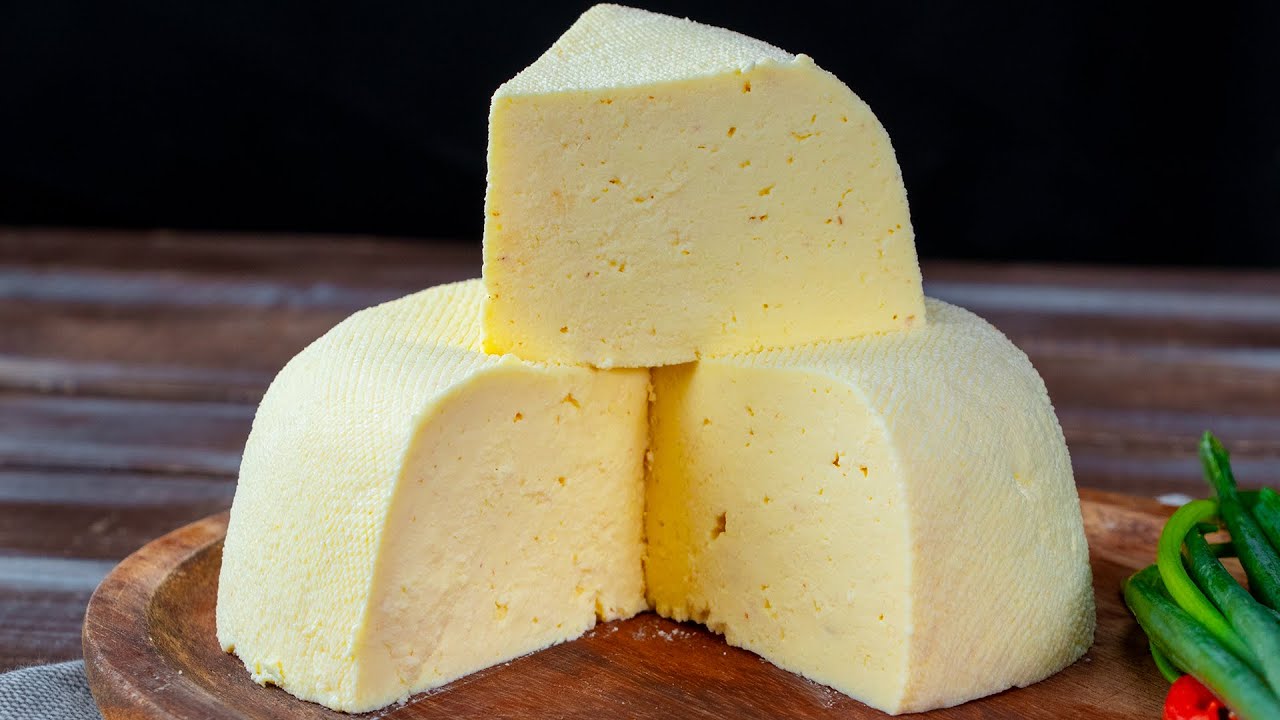 1 kg ost på 2 l mjölk - utan vinäger eller citronsyra!
