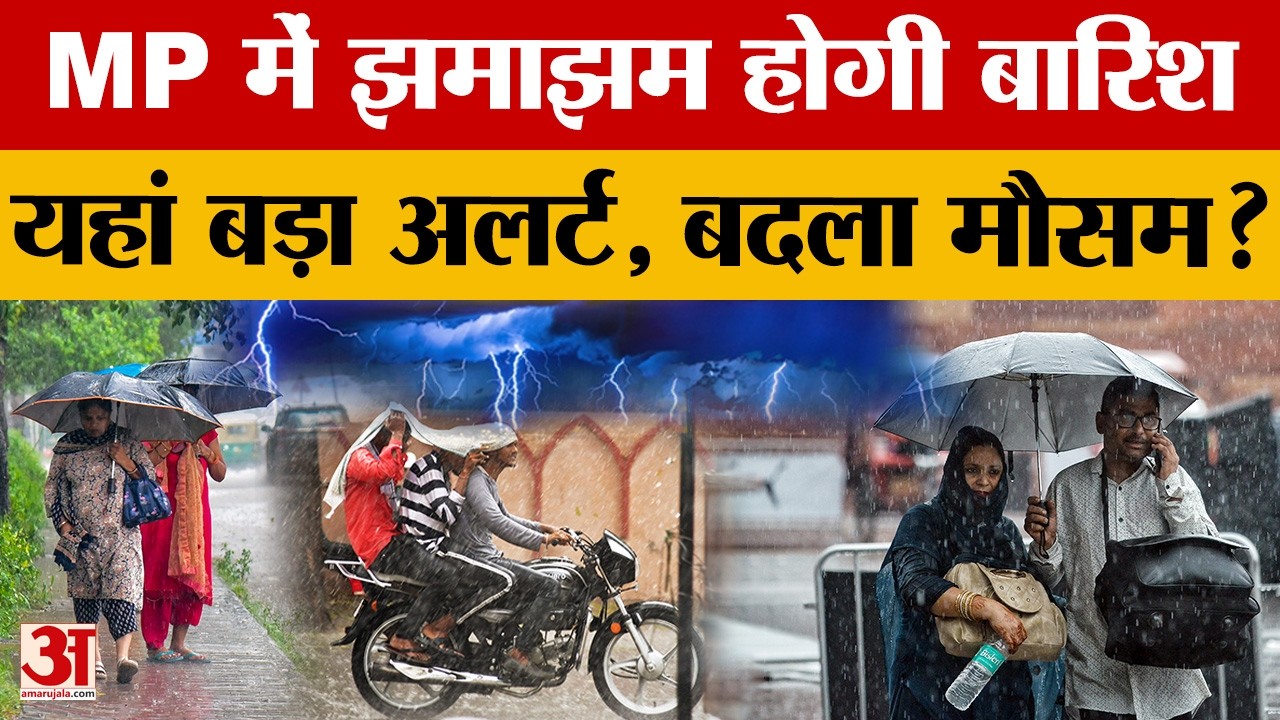 MP Weather Alert: मध्य प्रदेश में झमाझम बारिश! अगले 48 घंटों के लिए इन जिलों में 'ऑरेंज अलर्ट'?