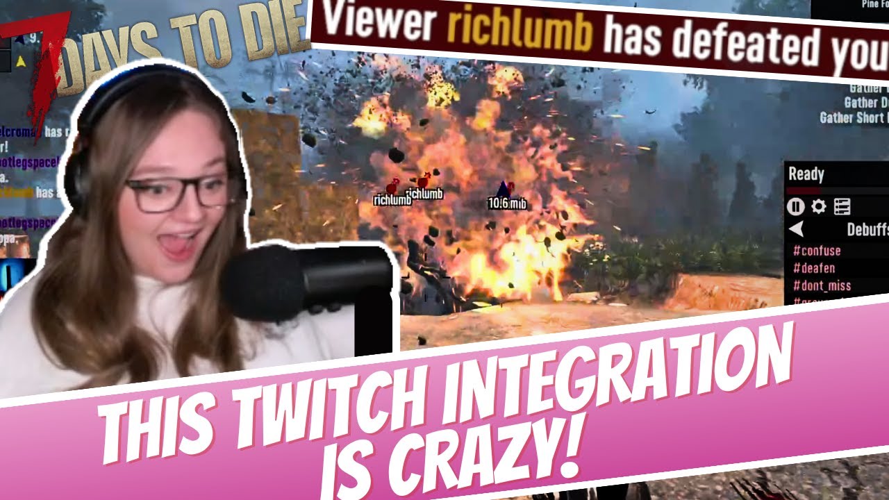The 7 Days To Die Twitch Integration Is Hilarious!