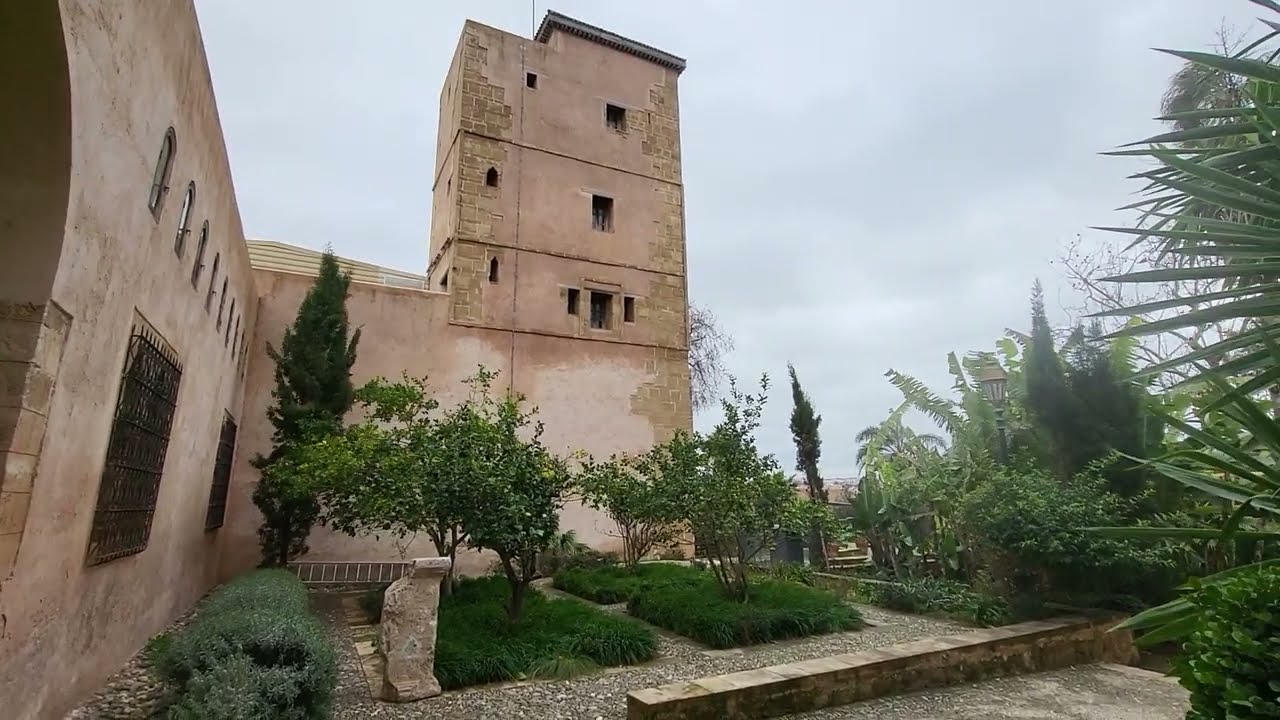 الأمطار الاسثتنائية تكشف أسرار حديقة تاريخية في #الرباط! 😱⛈️🌫#الفيضانات