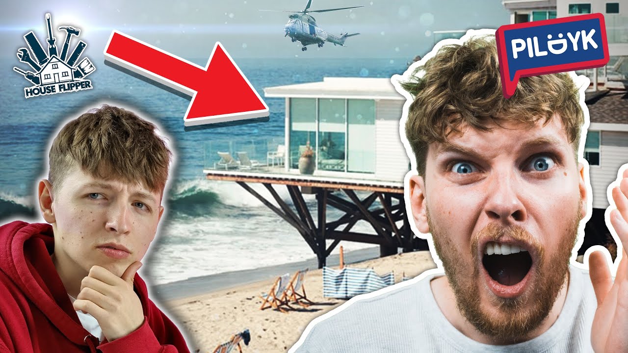 PILDYK KRAUSTOSI Į NAMĄ ANT JŪROS KRANTO?! 🤣 House Flipper | Vėjas | PILDYK