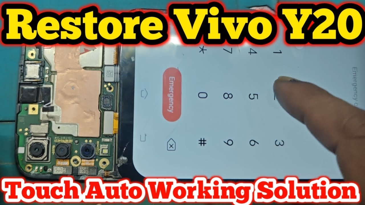 Vivo Y20 Touch Auto Working Solutio Restore Vivo Y20, By HM Tsc