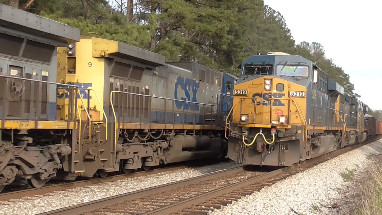 [2F] CSX Did It Again: Clogging the Bottleneck with Trains, Athens - Carlton GA 03/11/2016 ©mbmars01
