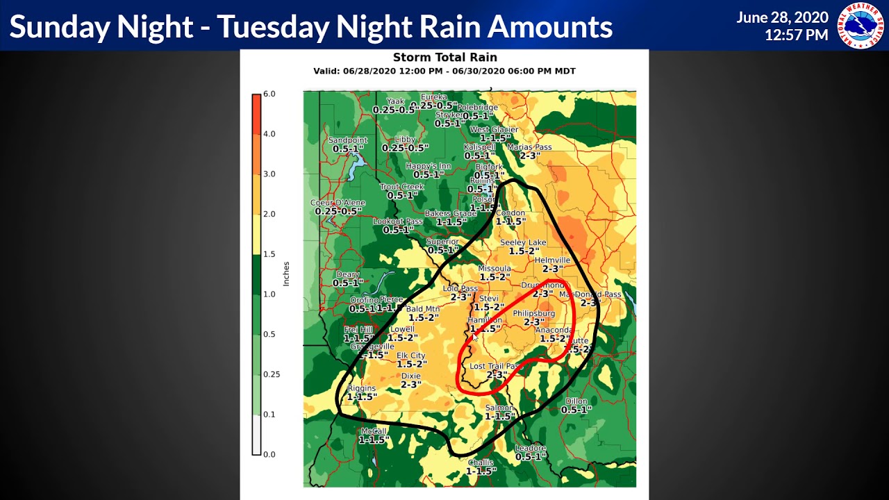 NWS Missoula Weather Briefing for June 28 2020