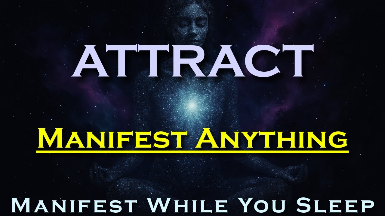 ATTRACT Don't Chase ~ Manifest Anything ~ Listen while you Sleep Meditation