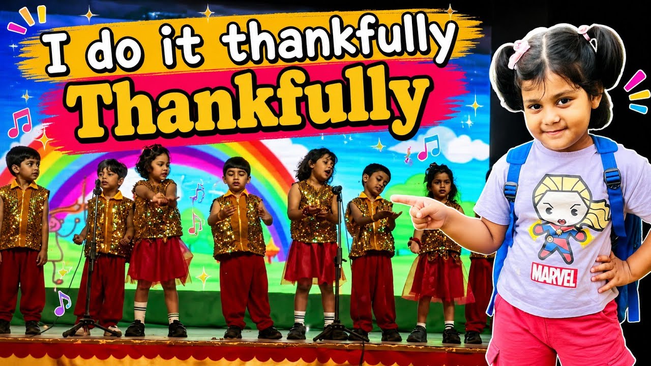 A Gift to you!! 🥰😍 kids performed on Annual Festival at School 