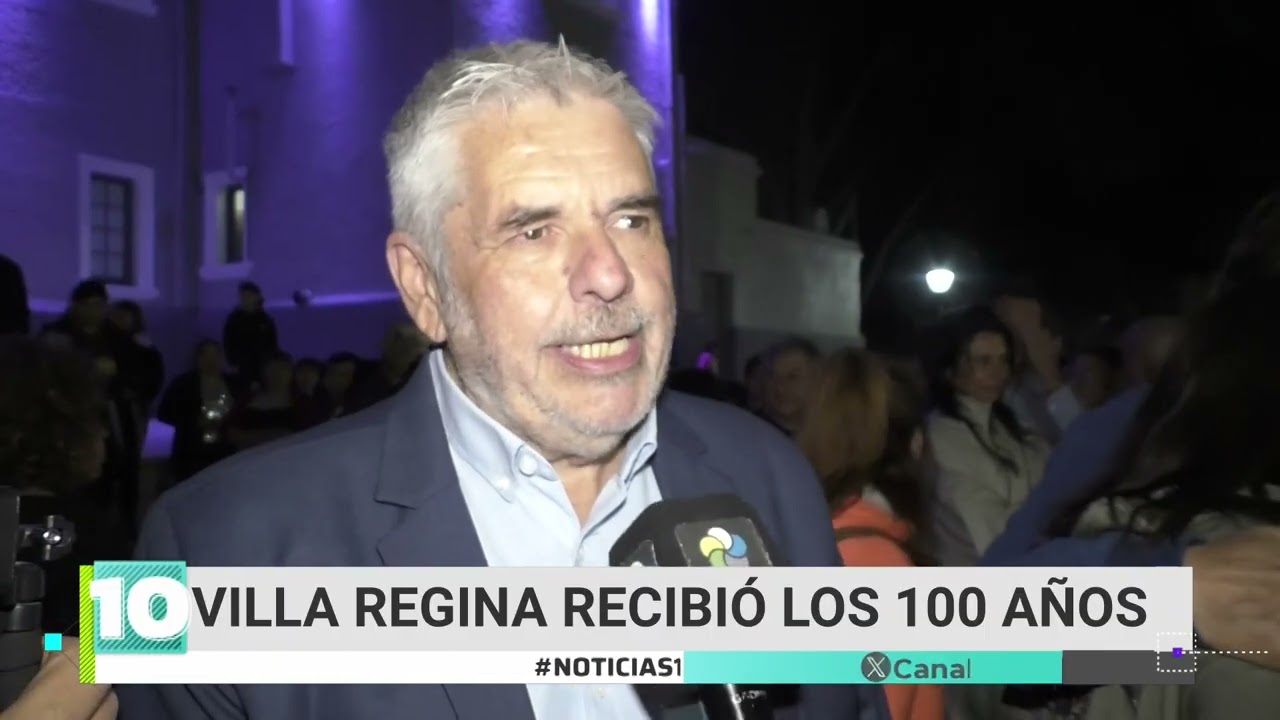Villa Regina recibió sus cien años