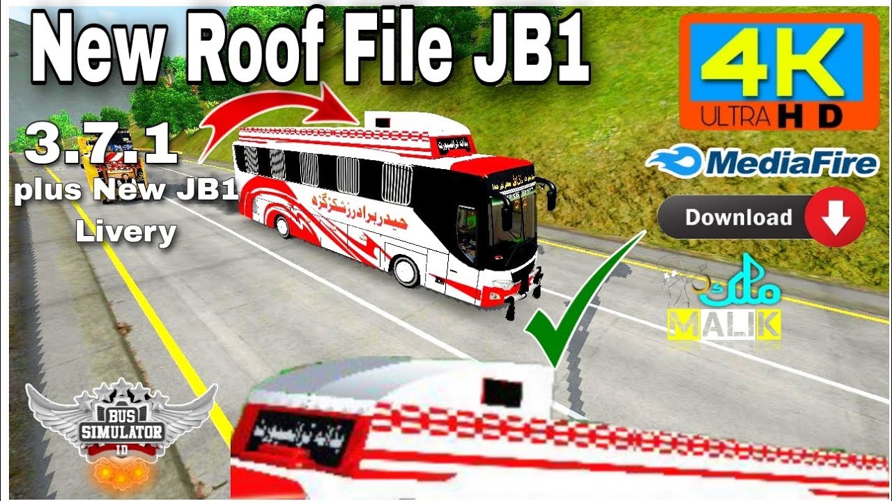New full Pakistani Roof 3.7.1 Bus simulator Indonesia free download link and Livery 4HD