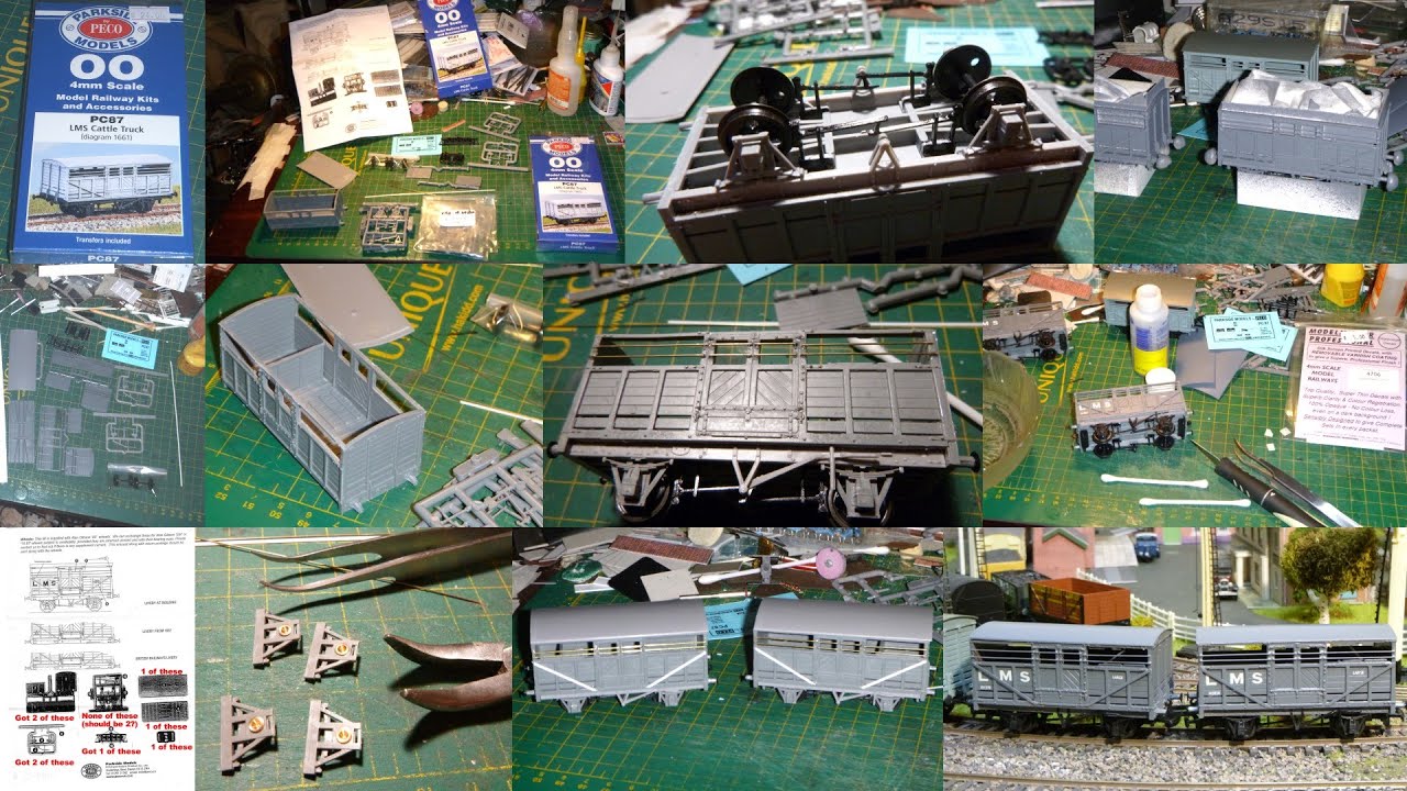 OO Gauge 63, Parkside LMS Cattle Wagon Kit
