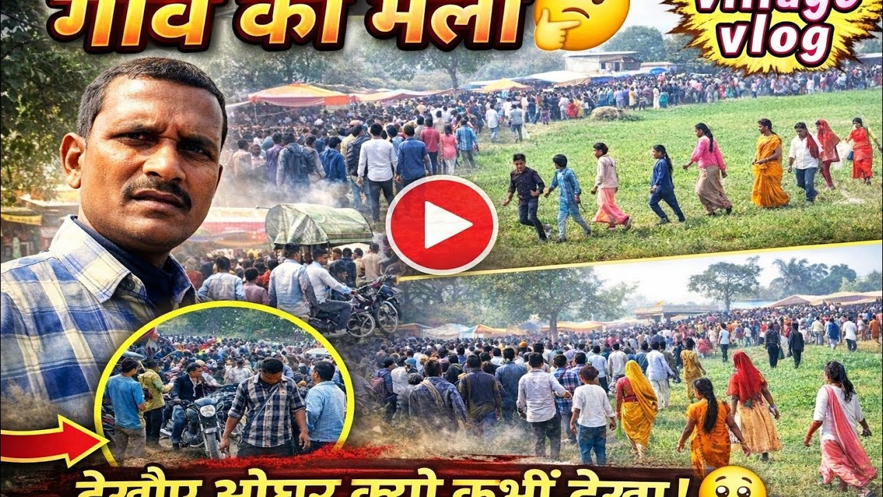 गाँव का मेला… और हमें कहना पड़ा टाटा 😔 बुरा अनुभव पहले कभी नहीं हुआ! Village Fair Vlog