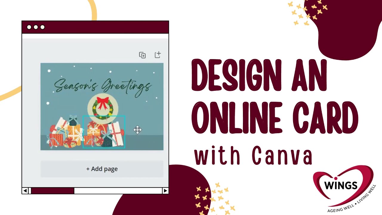 Design an Online Card with Canva Workshop Highlights | Society for WINGS