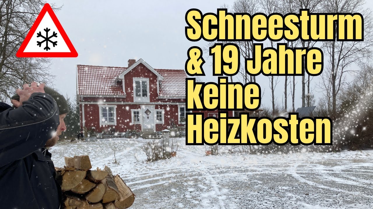 Extremwinter setzt sich fort - seit 19 Jahren keine Heizkosten mehr