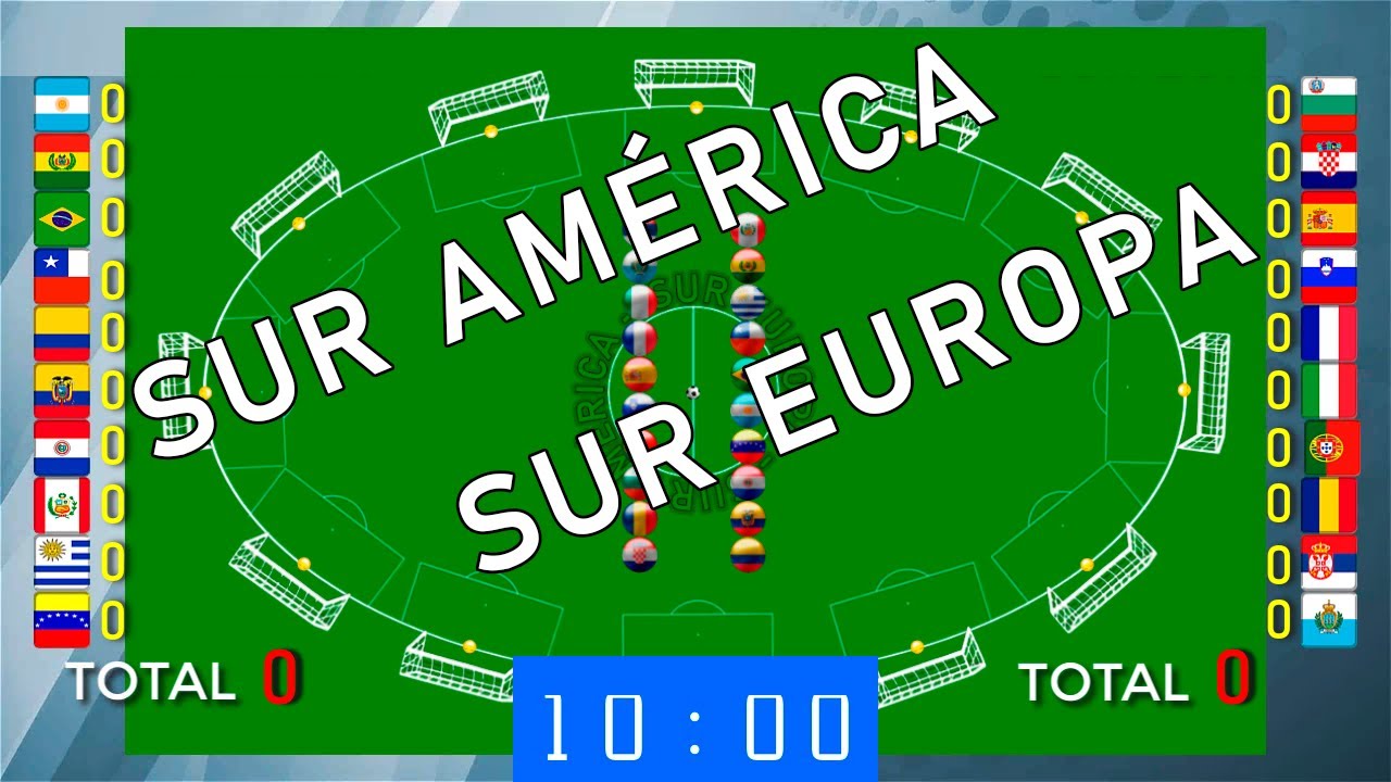 El Que Anote Más Goles ¡GANA! | Sur América - Sur Europa