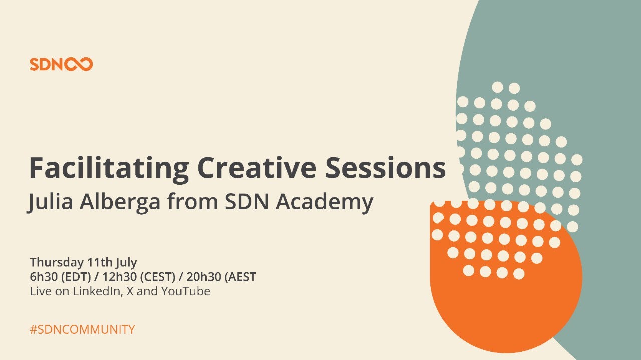 Facilitating Creative Sessions: SDN Community Voices nº005