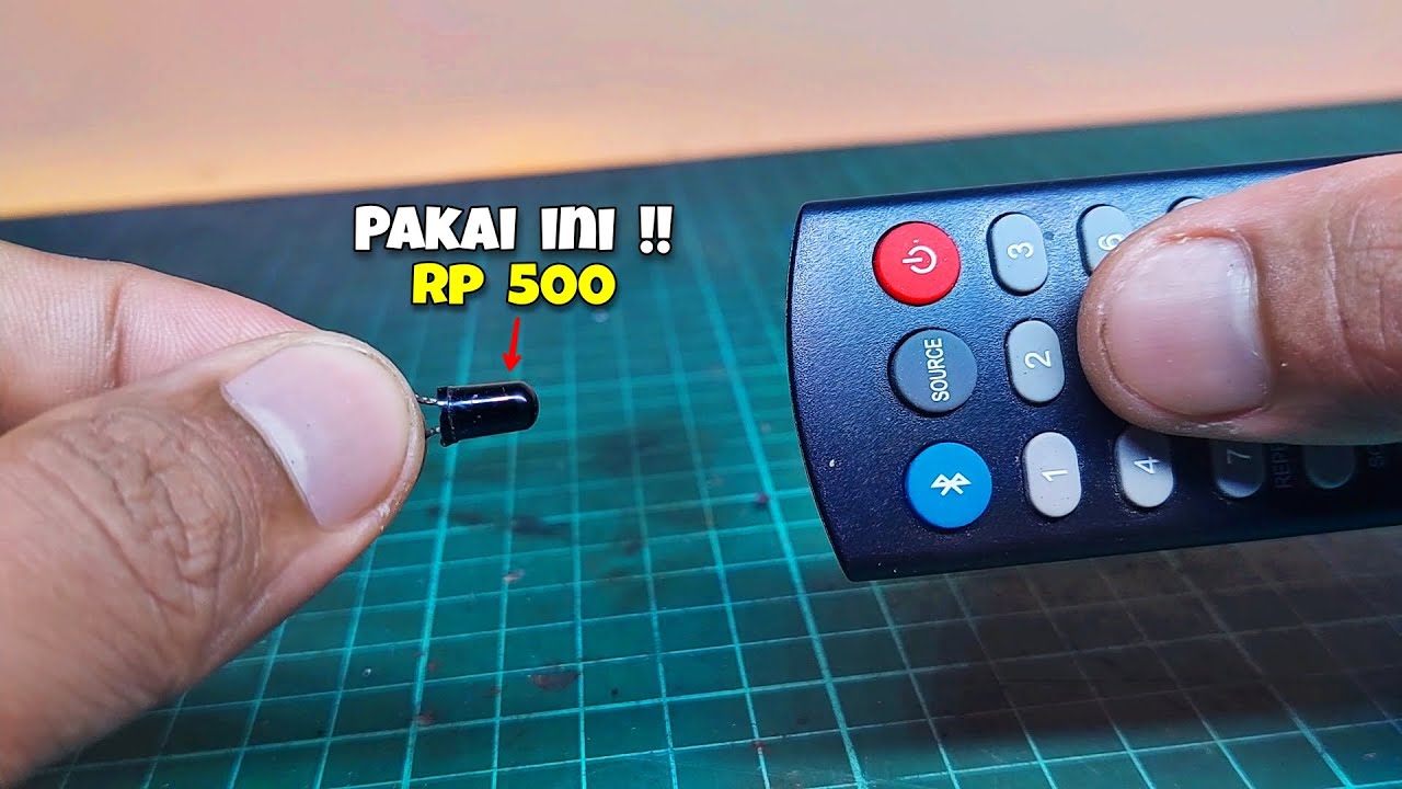 BUKAN SULAP !! NYALAIN LAMPU PAKAI REMOT TV !!