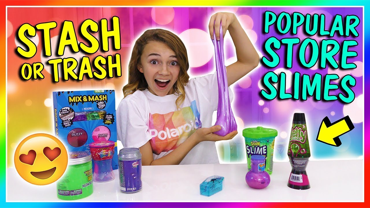 TESTING POPULAR STORE SLYMES | Stash or Trash | We Are The Davises