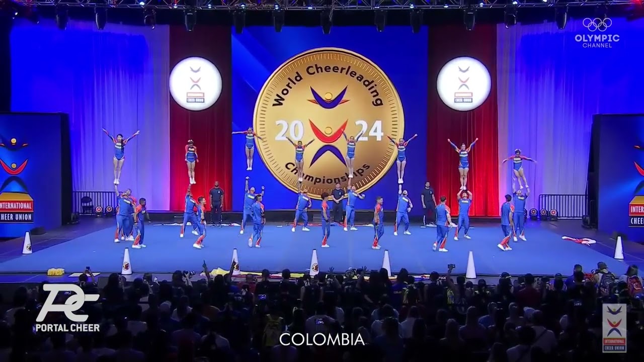 Team Colombia Coed Premier ICU World Cheerleading Championship 2024 Semi Finals