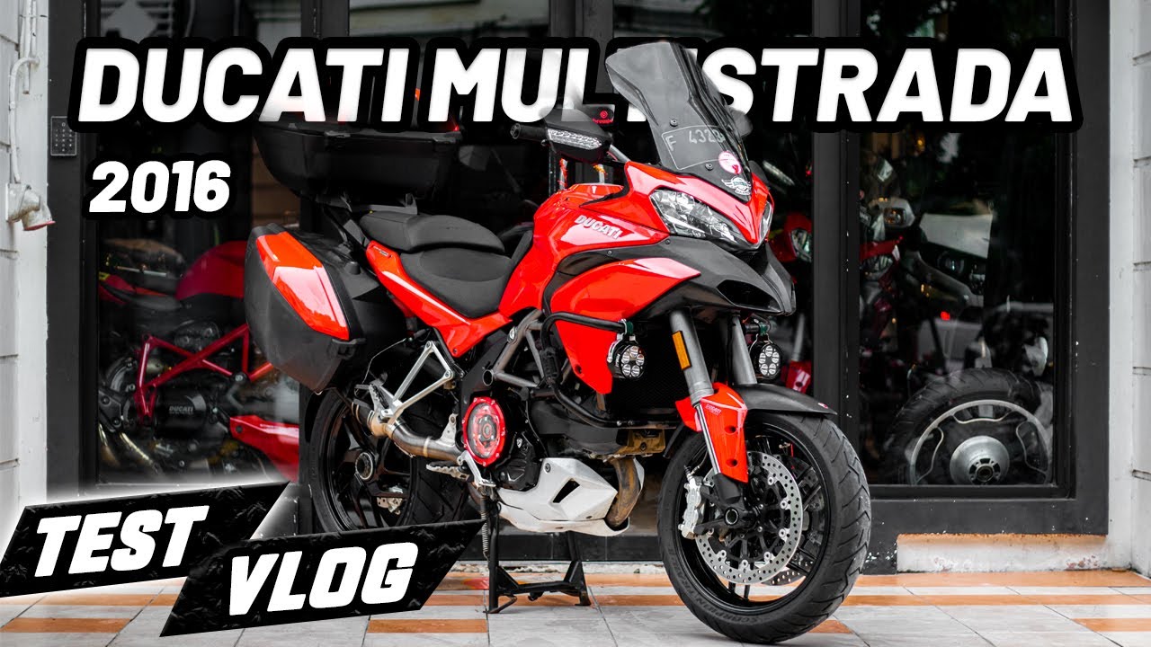 DUCATI MULTISTRADA SKYHOOK 2016 Test ride Review | MOTOR TOURING PALING AGGRESIVE ?! | TestVlog #8