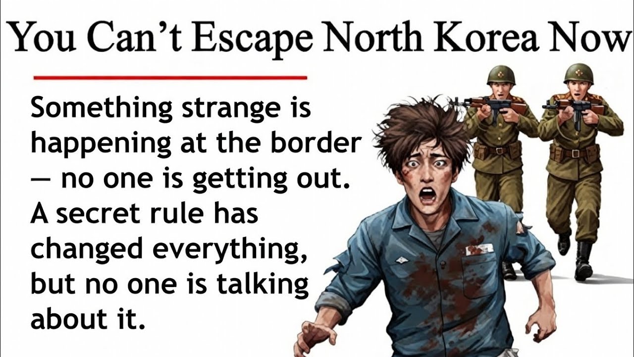 No One Can Escape North Korea Now || 🇰🇵🌎 Learn English Through Story || Graded Reader Storytelling..