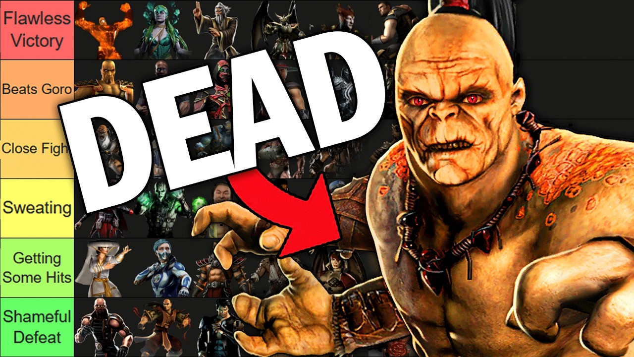 Ranking MK Characters Who Can Beat Goro!