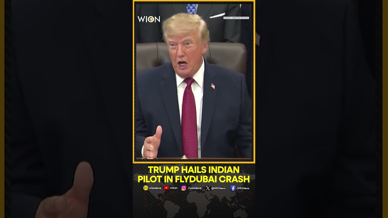 Flydubai Hijack Scare: Trump Praises Indian Pilot Smit Machchhar, Says &lsquo;He Was A Hero&rsquo; | Shorts