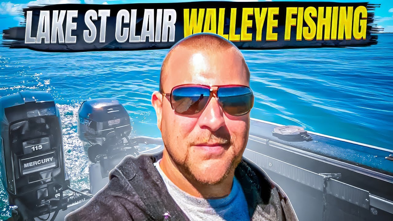 Lake St Clair Walleye Fishing With Captain Tom