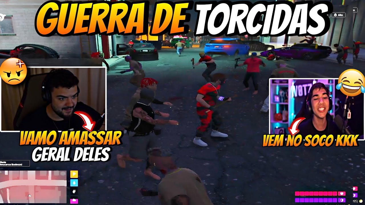 GUERRA DE TORCIDAS🔥 GROTA E BENNYS CONTRA OS RUINXOS?😱 | COMPLEXO CLIPES