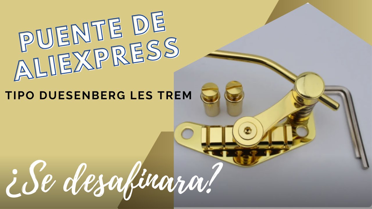 puente guitarra de aliexpress tipo duesenberg les trem