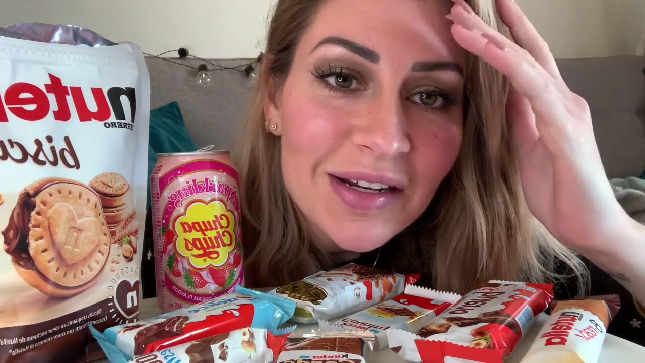 Dégustation Asmr Kinder et Nutella
