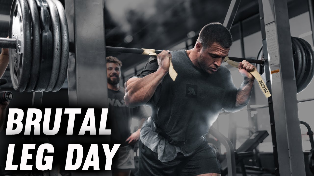 BODYBUILDER VS  RUNNER  // HEAVY LEG DAY