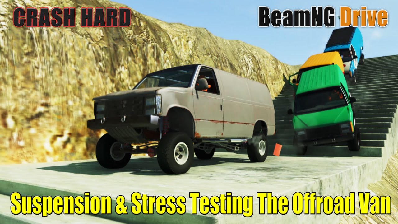 Suspension & Stress Testing The Offroad Van | CRASHHARD