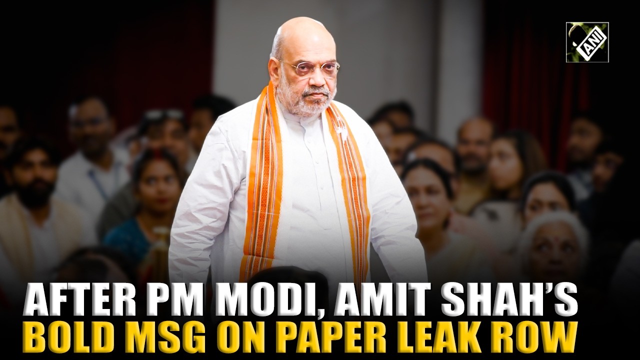 After PM Modi, Home Minister Amit Shah makes bold statement over paper leak row amid CJP protest