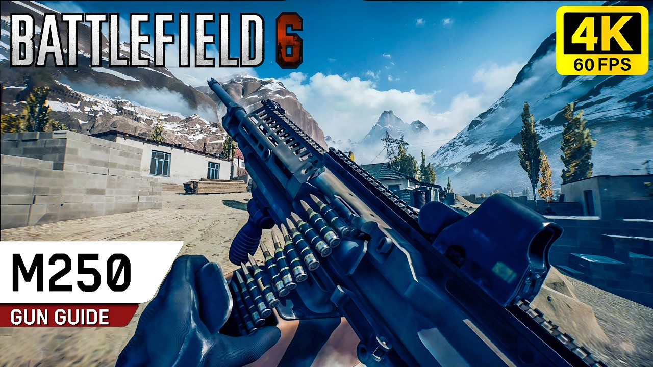 Battlefield 6 Multiplayer Gameplay M250 Destroys No Commentary 4K