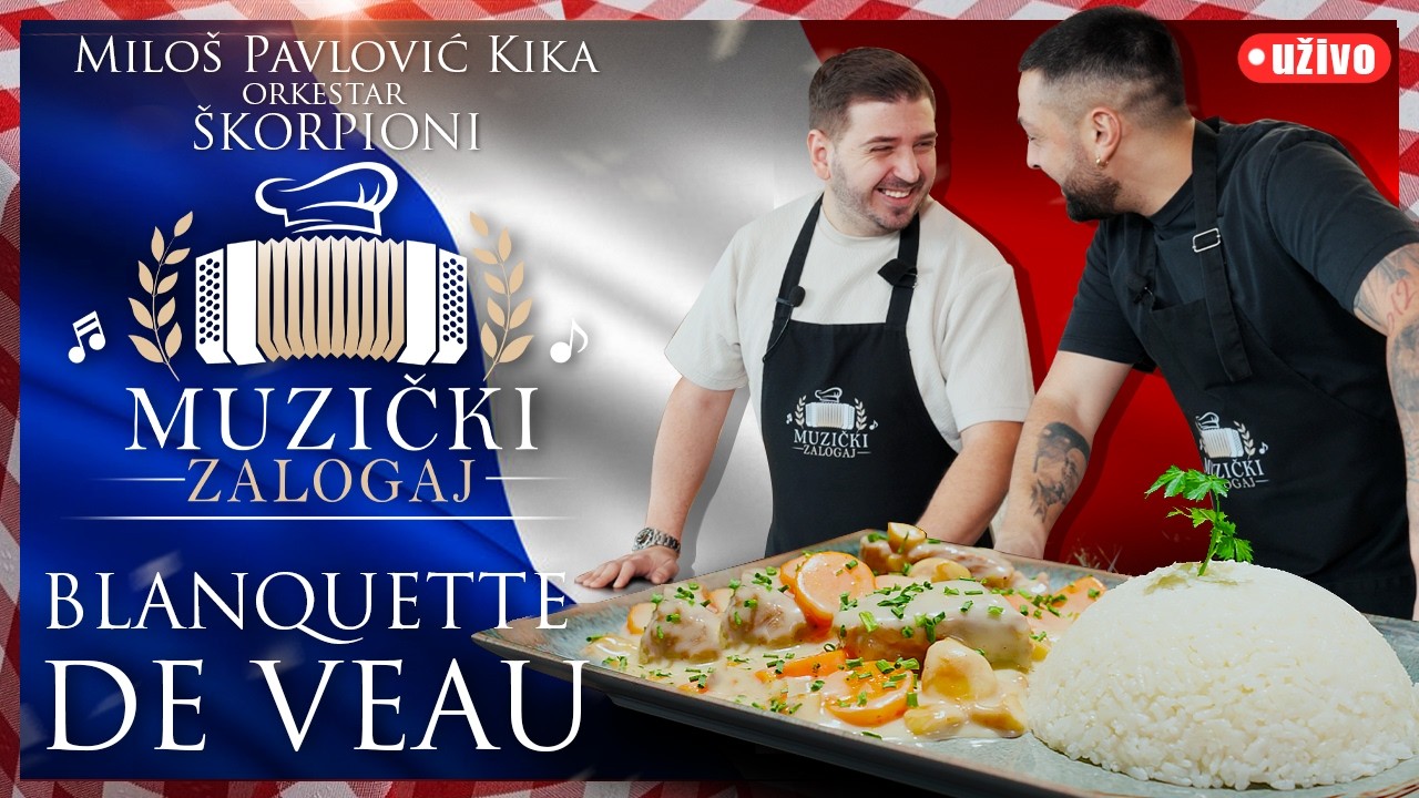MILOŠ PAVLOVIĆ KIKA I ŠKORPIONI - BLANQUETTE DE VEAU - CELA EMISIJA (MUZIČKI ZALOGAJ) 2026.