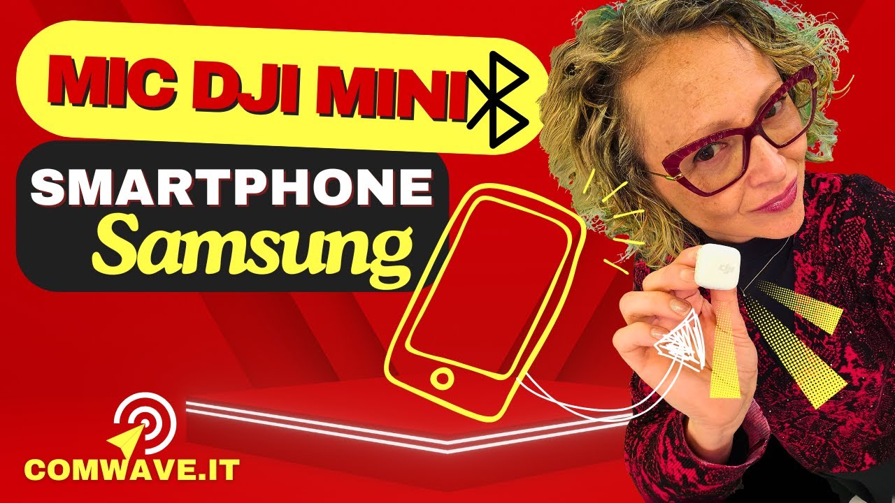 Come collegare il microfono DJI Mic Mini con smartphone Samsung?