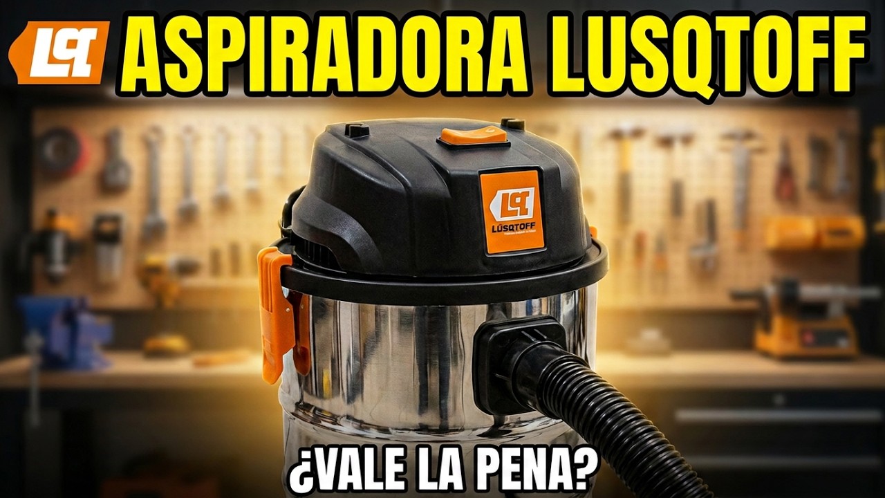 UNBOXING REVIEW Aspiradora Lusqtoff LA-1500MM