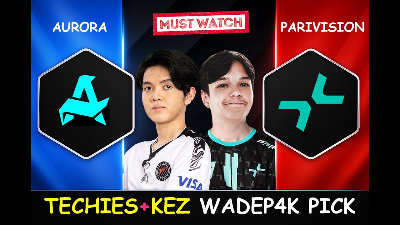 TECHIES KEZ WHAT A CRAZY PICK - AURORA VS PARIVISION FP2 GROUP STAGE DOTA 2