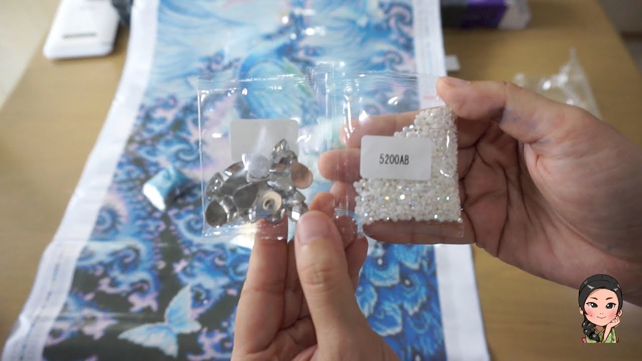 Unboxing: 5D Diamond Painting - Fractal Peacock [Special Diamonds][Untitled-Artisan]