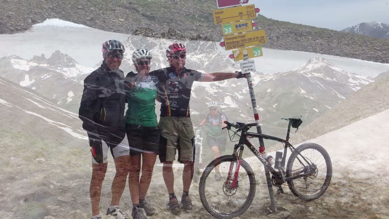 Alpentour 2014  in 4 Tagen von St. Anton nach Posciavo