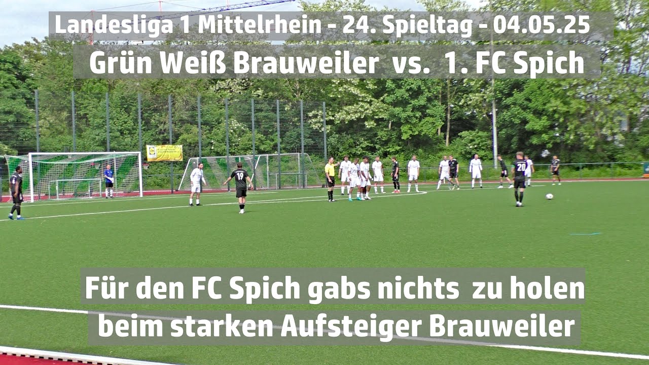 Fussball Landesliga GW Brauweiler vs. 1. FC Spich