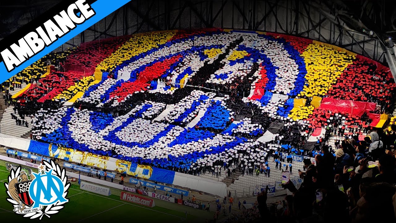 OM - NICE 2:1 | Tifo, Ambiance et Fumig&egrave;nes Supporters Olympique Marseille vs OGC Nice 20.03.2022