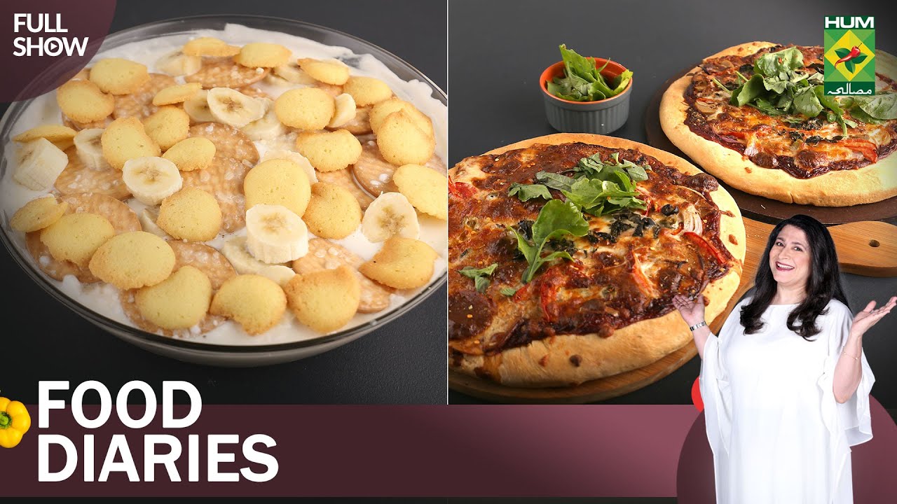 Pizza & Vanilla Pudding Mix | Food Diaries | Zarnak Sidhwa | 1 Oct 2023 | MasalaTv