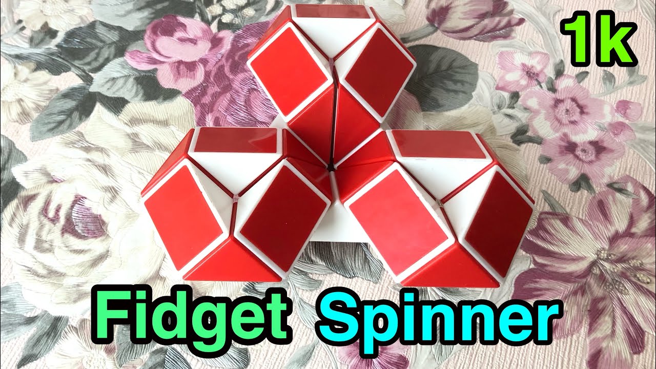 Make a Fidget spinner with Snake Cube ma |