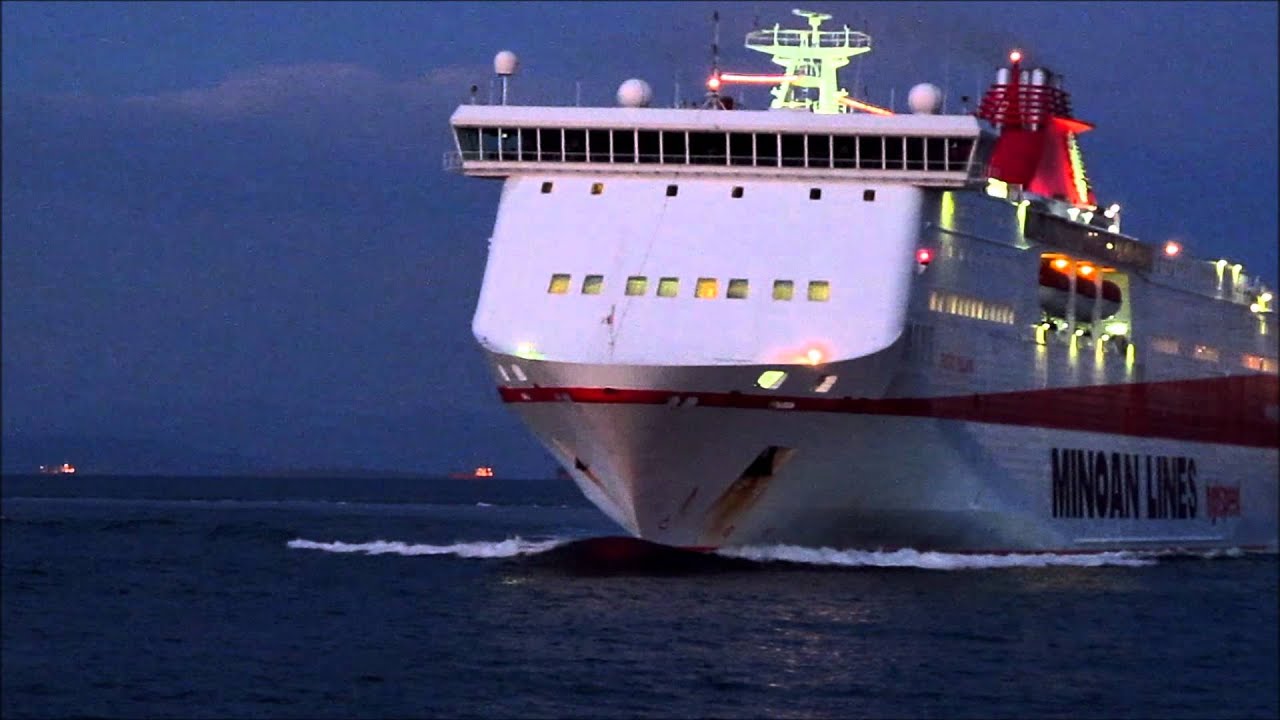 Festos Palace Arrival At Port Of Piraeus