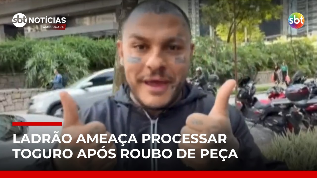 Influenciador Toguro apela por devolu&ccedil;&atilde;o de pe&ccedil;a, mas crime pode ser investigado | #SBTNot&iacute;cias
