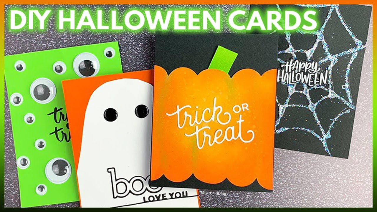 Easy DIY Halloween Cards To Make With Minimal Supplies