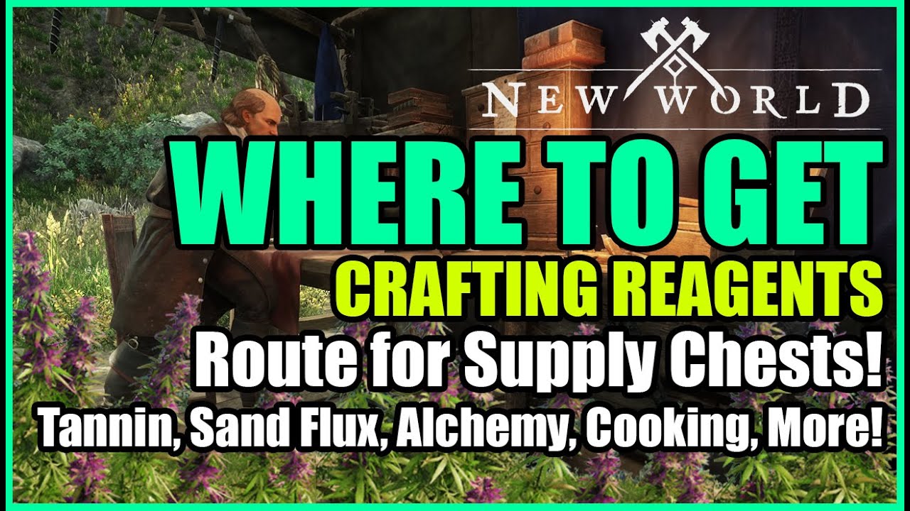 New World: Great Supply Route For Crafting Reagents, Alchemy Supplies, Cooking Ingredients!  (2021)