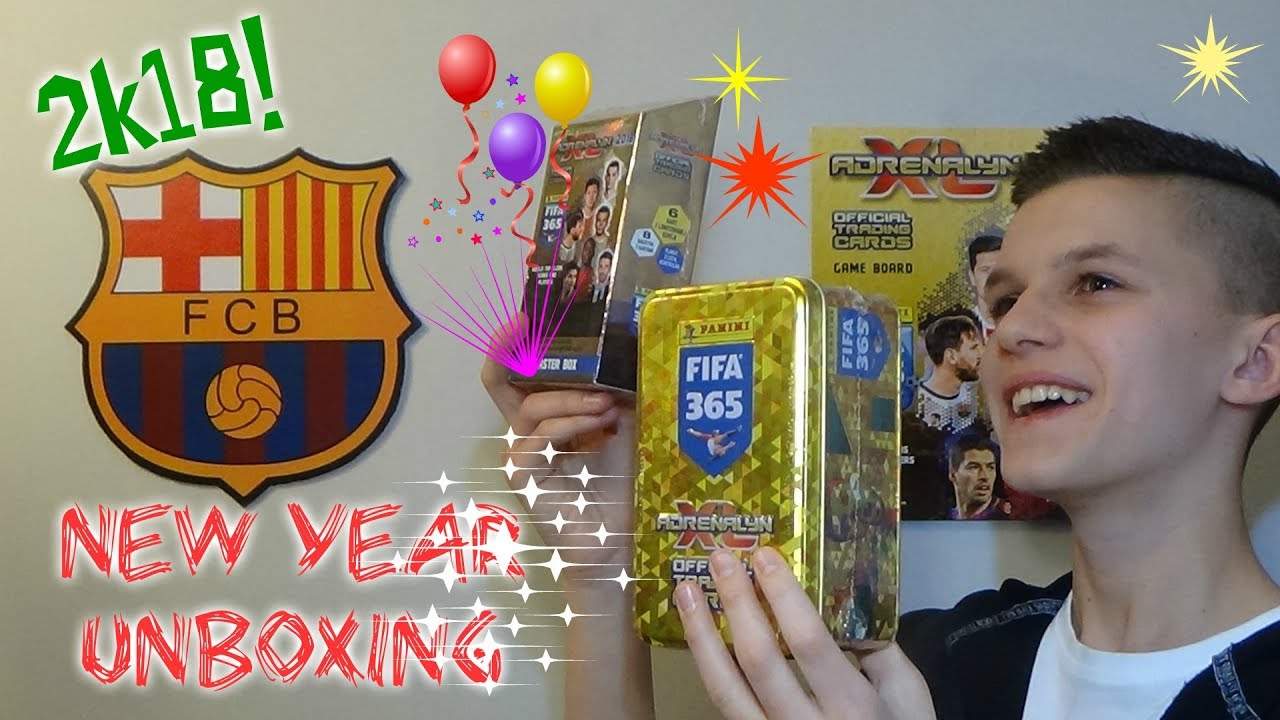 NOWOROCZNY MEGA UNBOXING! | FIFA 365 2018 | Mega Tin & Blaster Box!